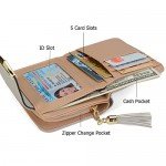 Women Cute Cat Mini Wallet Design Coin Purse leather Wrist Strap