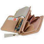 Women Cute Cat Mini Wallet Design Coin Purse leather Wrist Strap