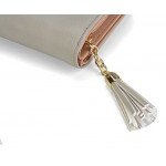 Women Cute Cat Mini Wallet Design Coin Purse leather Wrist Strap