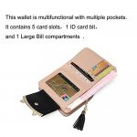 Women Cute Cat Mini Wallet Design Coin Purse leather Wrist Strap