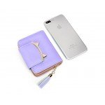 Women Cute Cat Mini Wallet Design Coin Purse leather Wrist Strap