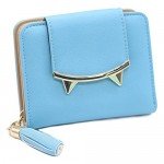 Women Cute Cat Mini Wallet Design Coin Purse leather Wrist Strap