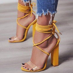 Women Pumps 2018 Summer High Heels Sandals PVC Transparent Women Heels Wedding Shoes Women Casual Waterproof Sandalia Feminina