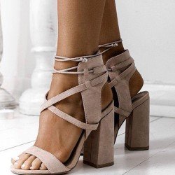 Women Sandals Summer Sexy High Heels Sandals For Women Shoes 10cm Heels Sandals Gladiator 34-43 Opean Toe Women Summer Shoes