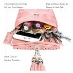 Women Small Crossbody Bag, seOSTO Tassel Cell Phone Purse Wallet Bags