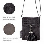 Women Small Crossbody Bag, seOSTO Tassel Cell Phone Purse Wallet Bags