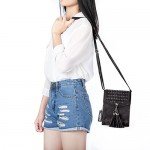 Women Small Crossbody Bag, seOSTO Tassel Cell Phone Purse Wallet Bags