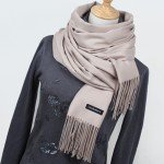 Women solid color cashmere scarves with tassel lady winter thick warm scarf high quality female shawl hot sale YR001