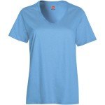 Women's Comfort Soft Short Sleeve V-neck Tee