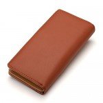 Women's Long Leaf Bifold Wallet Leather Card Holder Purse Clutch Wallet Women's Long Leaf Bifold Wallet Leather Card Holder Purse Clutch Wallet