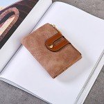Women's RFID Bifold Leather Wallet Ladies Mini Purse with id Window Small Zipper Pocket for Coin Card Key Cash,Soft Compact Short Thin Wallet Women's RFID Bifold Leather Wallet Ladies Mini Purse with id Window Small Zipper Pocket for Coin Card Key Cash,Soft Compact Short Thin Wallet