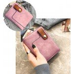 Women's RFID Bifold Leather Wallet Ladies Mini Purse with id Window Small Zipper Pocket for Coin Card Key Cash,Soft Compact Short Thin Wallet Women's RFID Bifold Leather Wallet Ladies Mini Purse with id Window Small Zipper Pocket for Coin Card Key Cash,Soft Compact Short Thin Wallet
