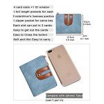 Women's RFID Bifold Leather Wallet Ladies Mini Purse with id Window Small Zipper Pocket for Coin Card Key Cash,Soft Compact Short Thin Wallet Women's RFID Bifold Leather Wallet Ladies Mini Purse with id Window Small Zipper Pocket for Coin Card Key Cash,Soft Compact Short Thin Wallet