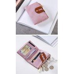 Women's RFID Bifold Leather Wallet Ladies Mini Purse with id Window Small Zipper Pocket for Coin Card Key Cash,Soft Compact Short Thin Wallet Women's RFID Bifold Leather Wallet Ladies Mini Purse with id Window Small Zipper Pocket for Coin Card Key Cash,Soft Compact Short Thin Wallet
