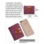 Women's RFID Bifold Leather Wallet Ladies Mini Purse with id Window Small Zipper Pocket for Coin Card Key Cash,Soft Compact Short Thin Wallet Women's RFID Bifold Leather Wallet Ladies Mini Purse with id Window Small Zipper Pocket for Coin Card Key Cash,Soft Compact Short Thin Wallet