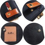 Women's RFID Bifold Leather Wallet Ladies Mini Purse with id Window Small Zipper Pocket for Coin Card Key Cash,Soft Compact Short Thin Wallet Women's RFID Bifold Leather Wallet Ladies Mini Purse with id Window Small Zipper Pocket for Coin Card Key Cash,Soft Compact Short Thin Wallet