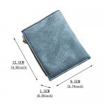 Women's RFID Bifold Leather Wallet Ladies Mini Purse with id Window Small Zipper Pocket for Coin Card Key Cash,Soft Compact Short Thin Wallet Women's RFID Bifold Leather Wallet Ladies Mini Purse with id Window Small Zipper Pocket for Coin Card Key Cash,Soft Compact Short Thin Wallet