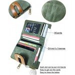 Women's RFID Bifold Leather Wallet Ladies Mini Purse with id Window Small Zipper Pocket for Coin Card Key Cash,Soft Compact Short Thin Wallet Women's RFID Bifold Leather Wallet Ladies Mini Purse with id Window Small Zipper Pocket for Coin Card Key Cash,Soft Compact Short Thin Wallet