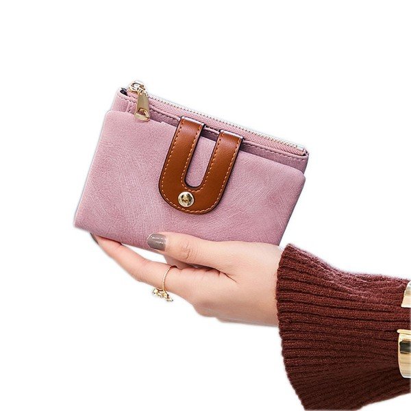 Women's RFID Bifold Leather Wallet Ladies Mini Purse with id Window Small Zipper Pocket for Coin Card Key Cash,Soft Compact Short Thin Wallet Women's RFID Bifold Leather Wallet Ladies Mini Purse with id Window Small Zipper Pocket for Coin Card Key Cash,Soft Compact Short Thin Wallet