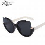 XIU Round Shade Summer Fashion Sunglasses Women Vintage Brand Designer Glasses For Ladies Gafas Retro Oculos UV400