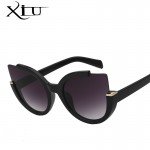 XIU Round Shade Summer Fashion Sunglasses Women Vintage Brand Designer Glasses For Ladies Gafas Retro Oculos UV400