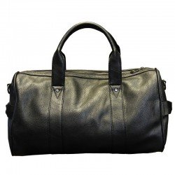 Xiao.P  Brand High Quality PU Leather Men's Travel Bags Black Bucket Handbags Shoulder Bag Big Volume Men Business Luggage Bag