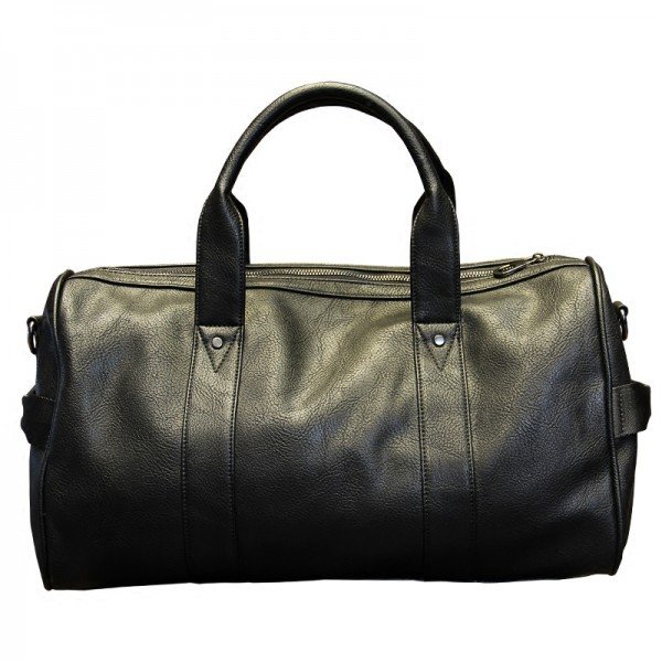 Xiao.P  Brand High Quality PU Leather Men's Travel Bags Black Bucket Handbags Shoulder Bag Big Volume Men Business Luggage Bag
