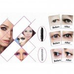 YANQINA Brand New Arrival  Black Eye Mascara Long Eyelash Silicone Brush Curving Lengthening Mascara Waterproof Makeup 4039