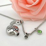 YOUFENG Urn Necklaces for Ashes Always in My Heart Love You to the Moon and Back 12 Birthstones Styles Necklace