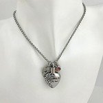 YOUFENG Urn Necklaces for Ashes Always in My Heart Love You to the Moon and Back 12 Birthstones Styles Necklace