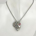 YOUFENG Urn Necklaces for Ashes Always in My Heart Love You to the Moon and Back 12 Birthstones Styles Necklace
