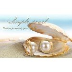 Yoursfs Clip earring Ivory pearl Round Earrings no Pierced Clip on Earrings for girl…