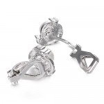 Yoursfs Clip earring Ivory pearl Round Earrings no Pierced Clip on Earrings for girl…
