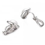 Yoursfs Clip earring Ivory pearl Round Earrings no Pierced Clip on Earrings for girl…