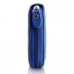 Zipper Credit Card Wallet Leather, MaxGear Genuine Leather Wallets RFID Credit Card Holder Small Wallet