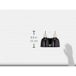 Zoo Med Labs Mini Combo Deep Dome Dual Lamp Fixture,Black