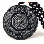 c1lint7785631 Natural Obsidian Dragon Phoenix the Eight Trigrams Pendant Amulet Peace Mascot c1lint7785631 Natural Obsidian Dragon Phoenix the Eight Trigrams Pendant Amulet Peace Mascot