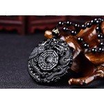 c1lint7785631 Natural Obsidian Dragon Phoenix the Eight Trigrams Pendant Amulet Peace Mascot c1lint7785631 Natural Obsidian Dragon Phoenix the Eight Trigrams Pendant Amulet Peace Mascot