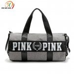 large capacity tote bag pink stripe duffle bag Victoria fit beach shoulder bag secret weekend vs handbags for women 2018 bolsa