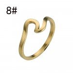 susenstone 2018 NEW Wave Ring Wedding Ring For Women Jewelry Accessories Engagement Ring Women Dress Party Rings